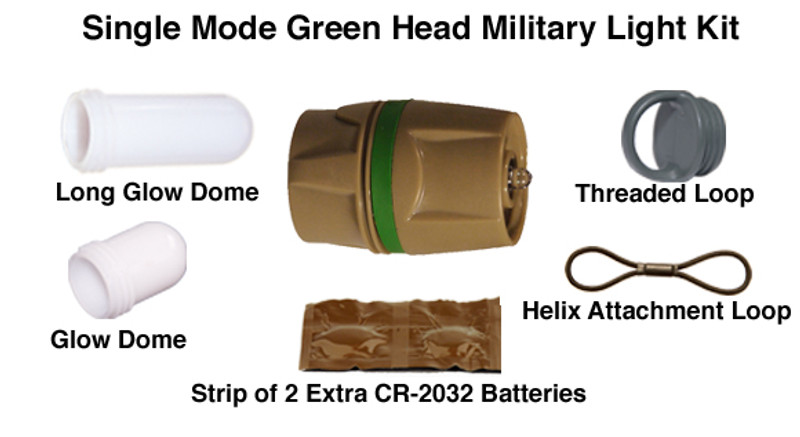 LazerBrite Single Mode LED Head Military Light - Kit