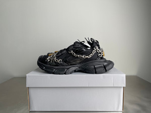 Balenciaga 3XL Chain Mesh Sneakers Unisex, Black
