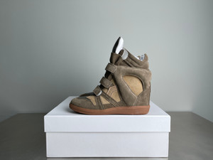 Isabel Marant Bekett High-Top Sneakers Women, Olive Green