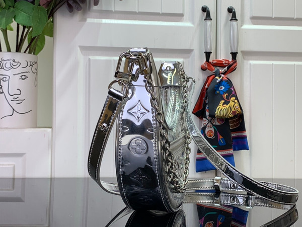 Louis Vuitton Loop Bag 23cm Monogram Miroir Canvas M11833, Silver