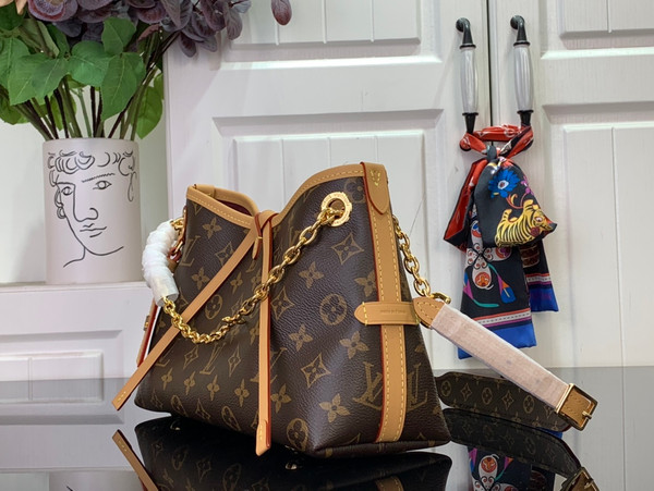 Louis Vuitton Carryall BB 26cm Monogram Canvas M13014, Silver