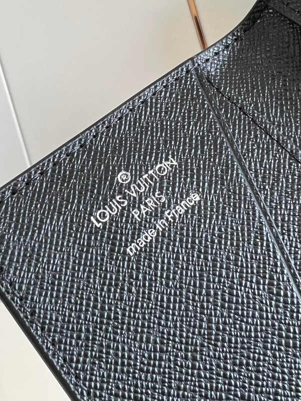Louis Vuitton Pocket Organizer 12cm Monogram Iridescent Coated Canvas M14134, Multicolored/Black