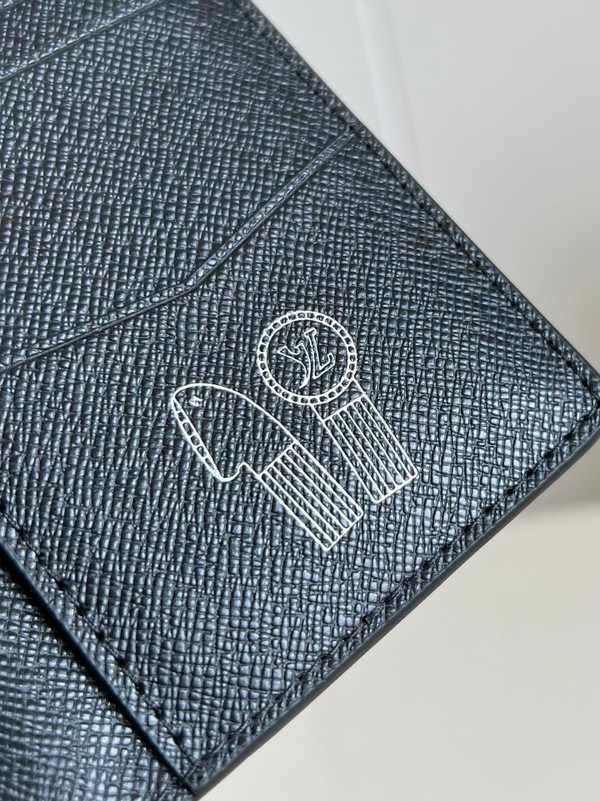 Louis Vuitton Pocket Organizer 12cm Monogram Iridescent Coated Canvas M14134, Multicolored/Black