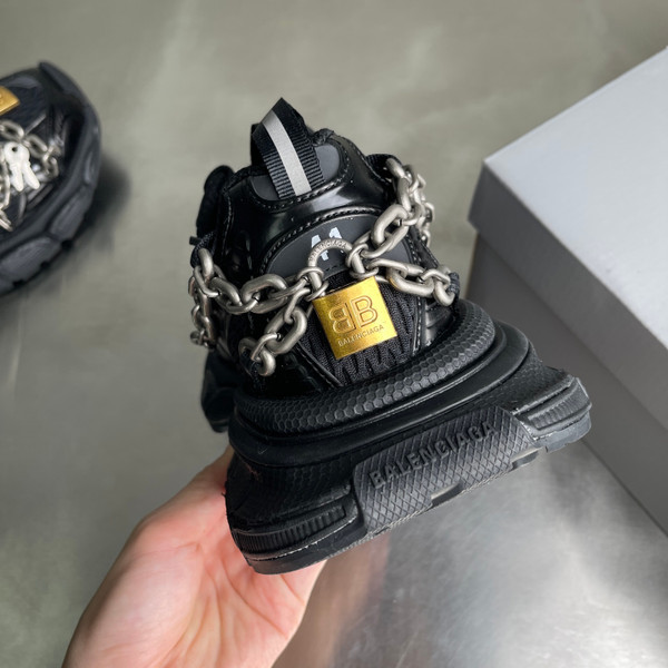 Balenciaga 3XL Chain Mesh Sneakers Unisex, Black