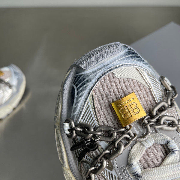 Balenciaga 3XL Chain Mesh Sneakers Unisex, White
