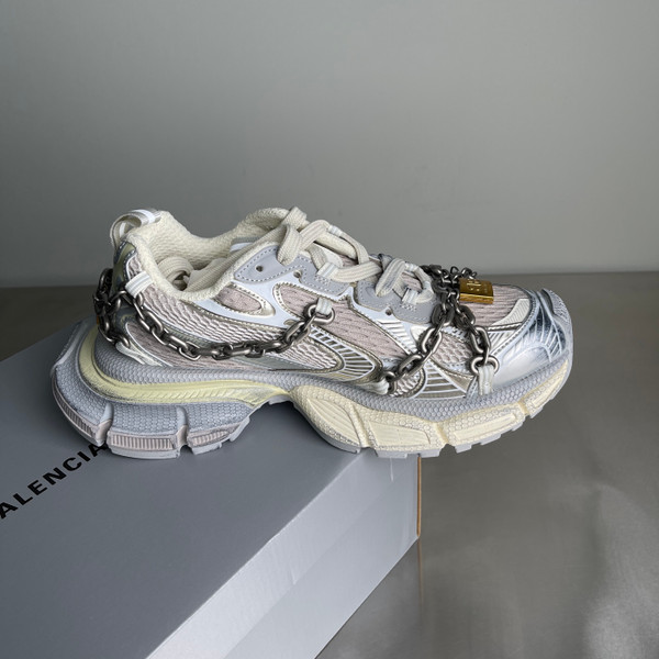 Balenciaga 3XL Chain Mesh Sneakers Unisex, White