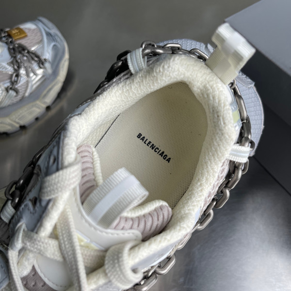 Balenciaga 3XL Chain Mesh Sneakers Unisex, White