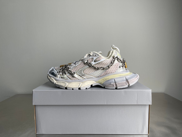 Balenciaga 3XL Chain Mesh Sneakers Unisex, White