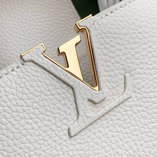Louis Vuitton Capucines GM Bag 31cm Taurillon Leather M25087, Quartz