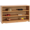 Closed Back Shelf 4' x 28" with Two Shelves