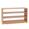 Open Back Shelf 4' x 28" with Two Shelves