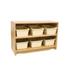 Craft Shelf - 3' x 24" w/ Totes