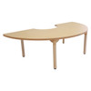 64" x 22" Half Circle Table