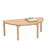 48" x 24" Half Round Table