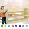 Open Back Shelf 4' x 28" with Two Shelves-Plywood