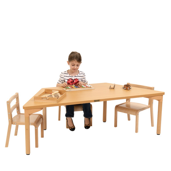 Trapezoidal Table 30/60 x 26