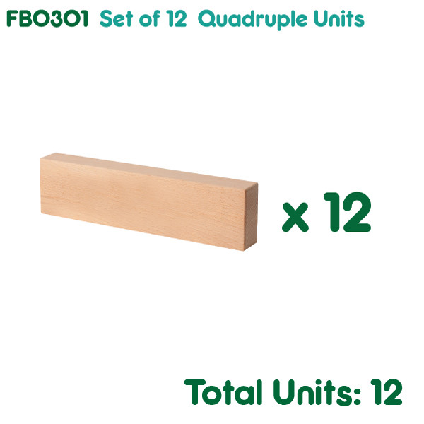 Set of 12 Quadruple Units