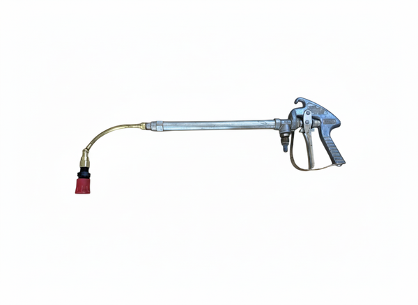 Watering Wand with red nozzle attached to 22" Long spray gun