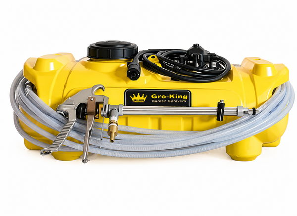 Gro-King 15 gallon plug-in sprayer unit with 50' of hose & 22" long spray gun