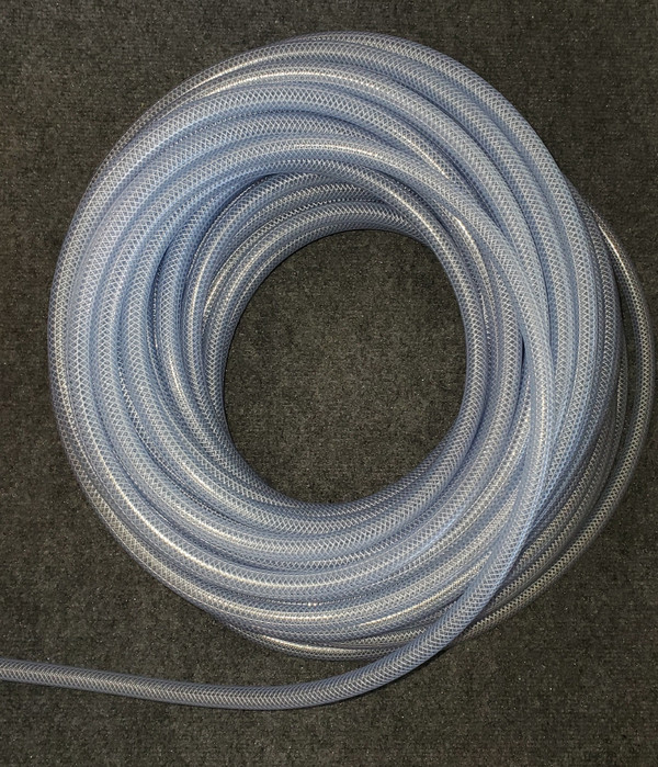 3/8 in PVC hose coiled
