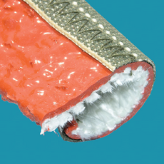 ROUNDIT® Therm-B ensures an excellent fire protection for wire harnesses up to +1100°C (+2000°F) for 15 minutes according to ISO 2685 specification.