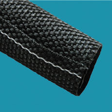 Roundit® 2000 FR is a wrap-around sleeving manufactured from flame-retardant polyester monofilaments and multifilaments.  Zero halogen and RoHS Compliant.