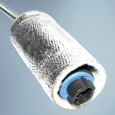 ReflectShield® 1486 is an aluminized, high bulk sleeve designed to provide thermal protection for sensors or connectors.