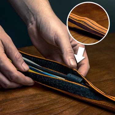 VersaWraptor® Wrap is made from polyester with an aggressive, industrial strength hook and loop closure.