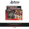 Katana Collectibles Protector For Transformers Vintage Dinobot