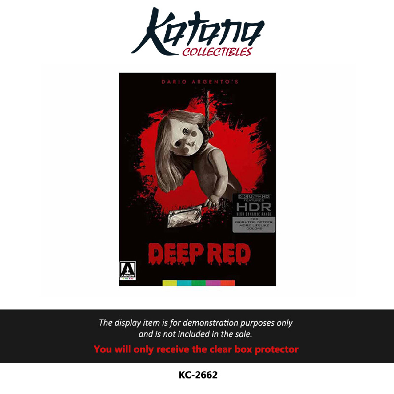 Katana Collectibles Protector For Arrow Films Deep Red 4K