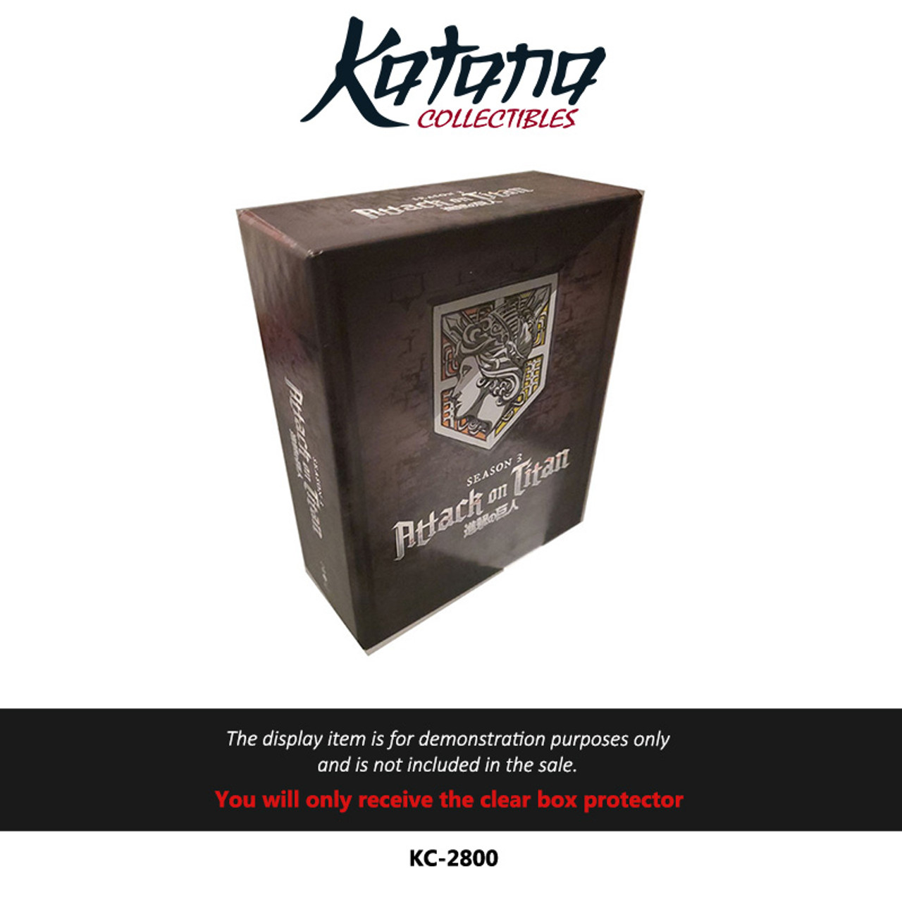 Katana Collectibles Protector For Attack On Titan Season 3 Limited Edition Boxset