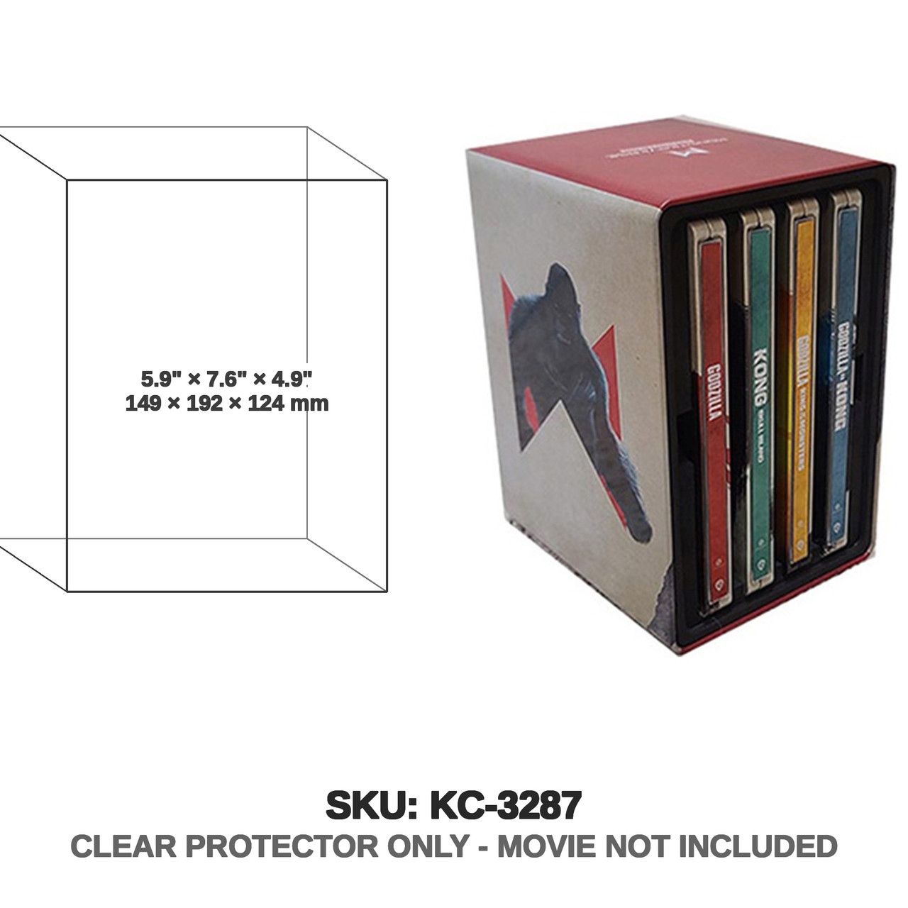 MonsterVerse 4-Film Collection Blu-ray