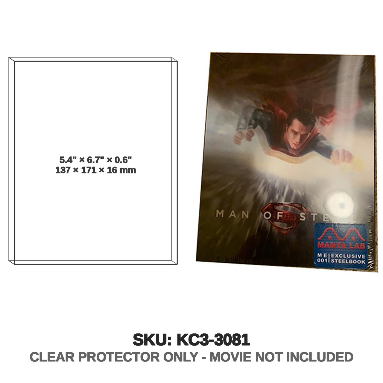 Manta Lab Man of Steel Blu-ray