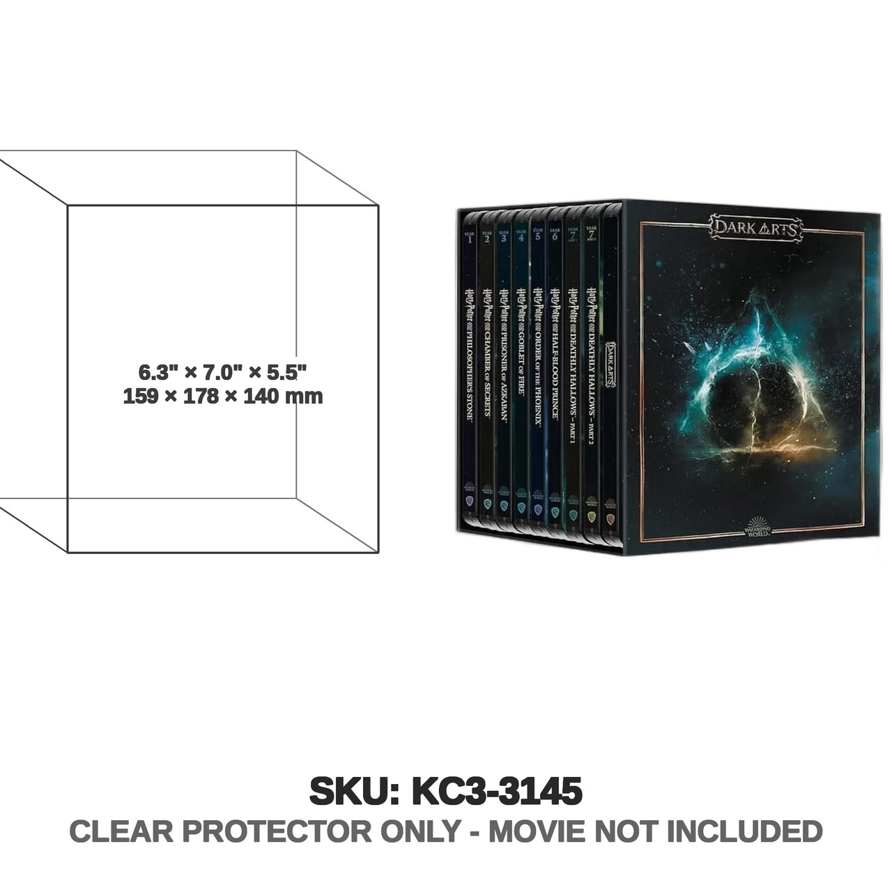 Harry Potter Dark Arts 8-Film Collection 4K Ultra HD Steelbook