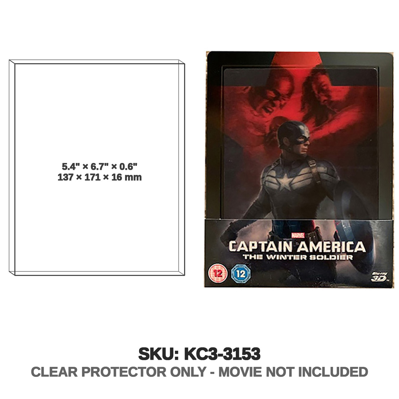 Marvel Captain America The Winter Soldier Blu-ray