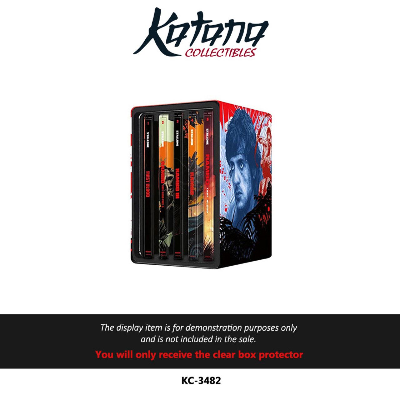Katana Collectibles Protector For Rambo The Complete Steelbook Collection