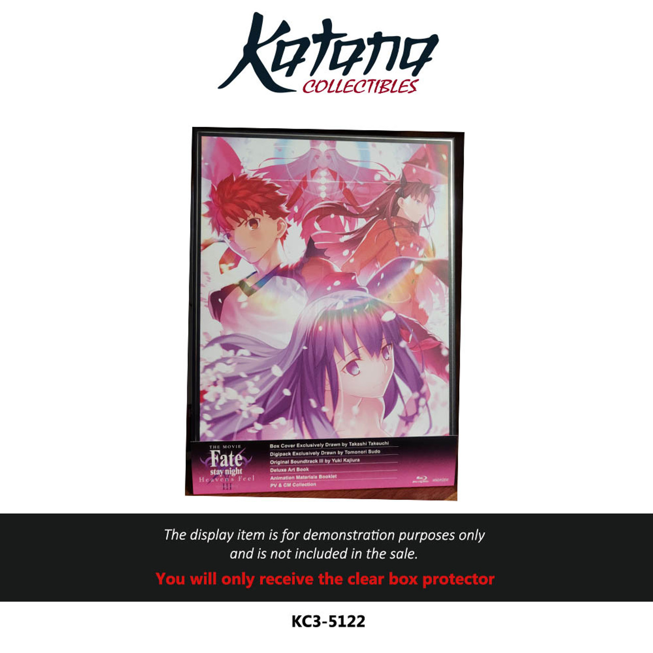 Protector For Fate/Stay Night Heaven's Feel III spring song Limited Edition  Blu-ray