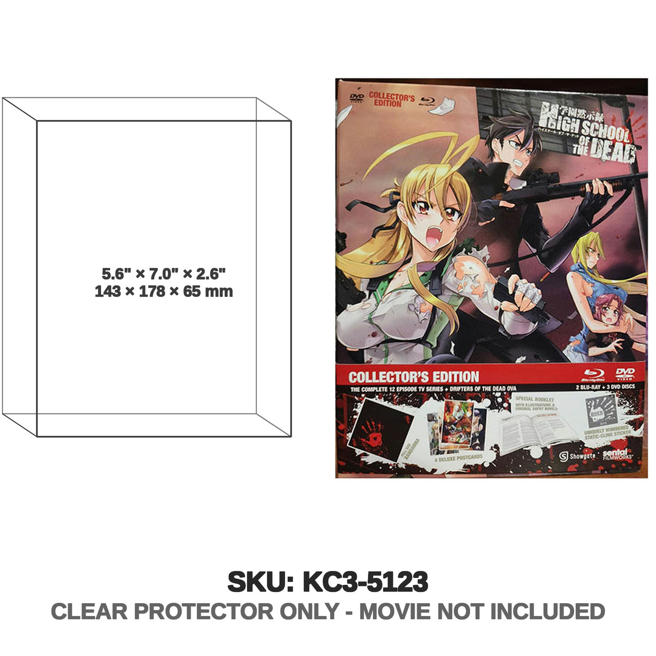 Highschool of the Dead Collector's Edition Blu-ray