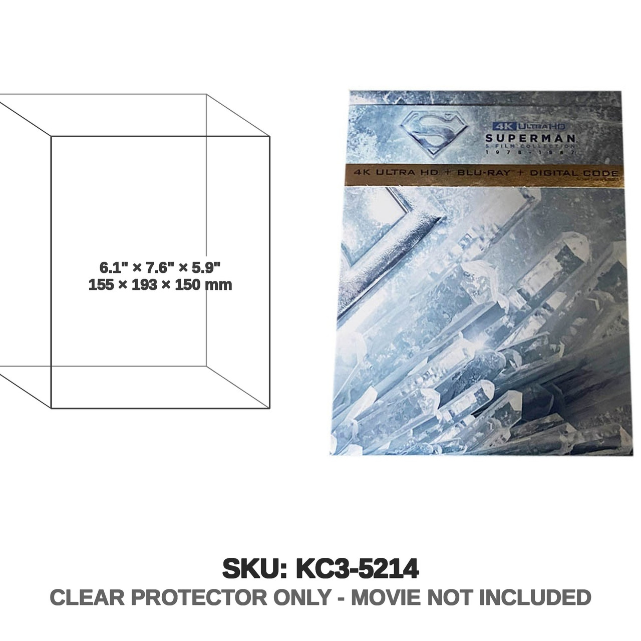Criterion Superman 5-Film Collection 4K UHD Steelbooks + Book