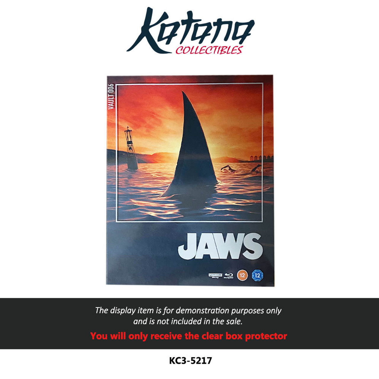 Katana Collectibles Protector For Jaws 4K Film Vault Series