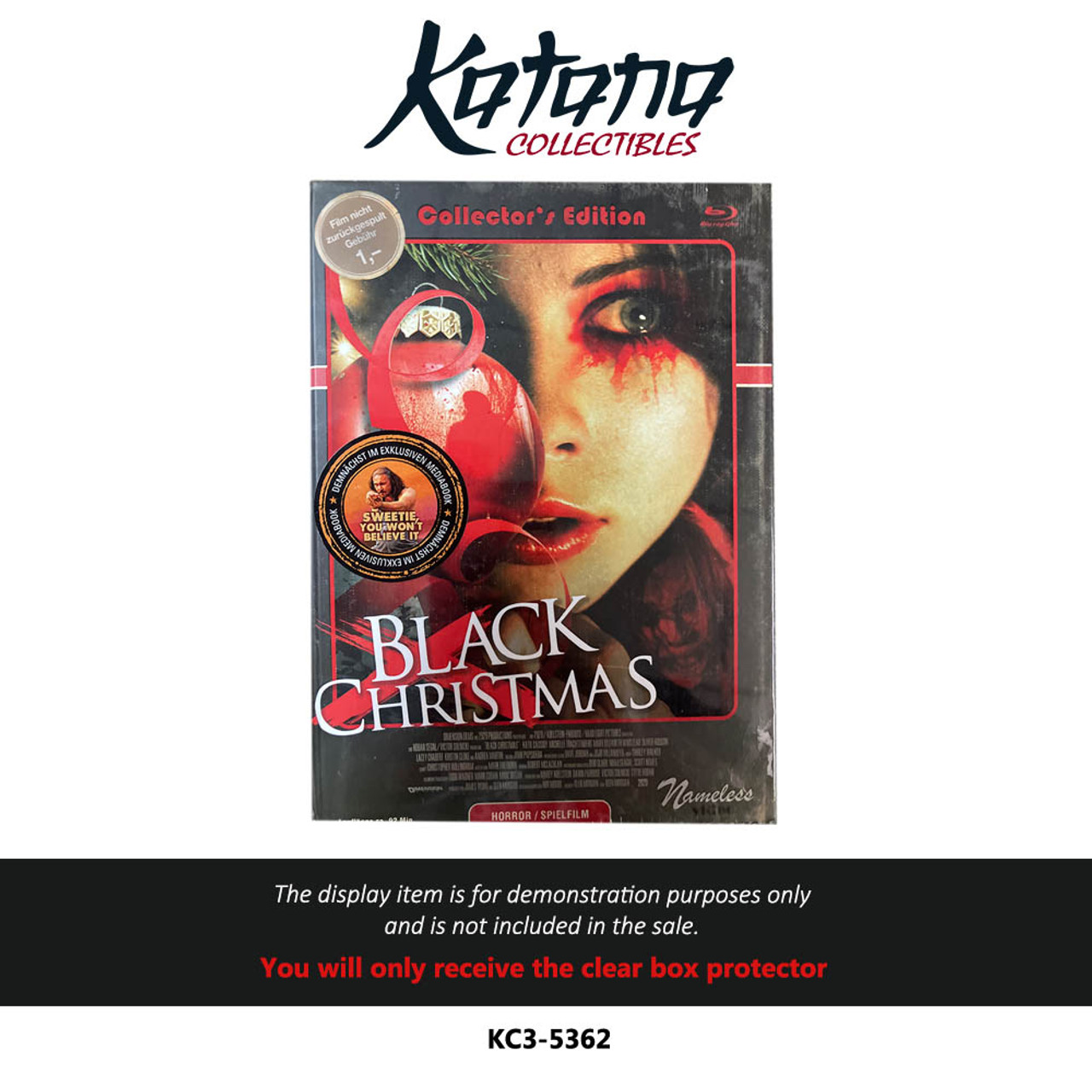 Katana Collectibles Protector For Black Christmas Collectors Edition Digibook Nameless Media