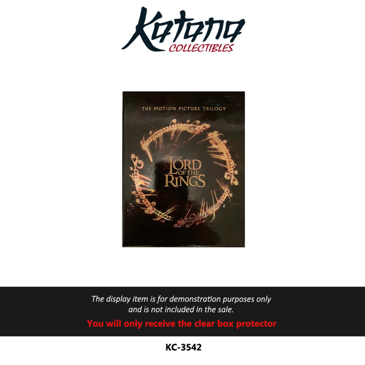 Katana Collectibles Protector For Lord of the Rings Trilogy Bluray Set