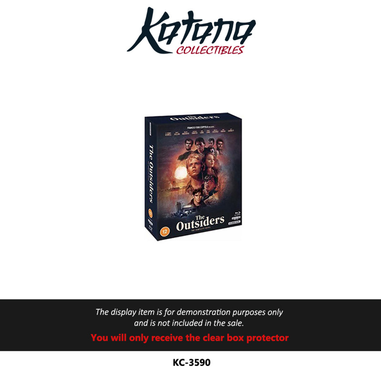 Katana Collectibles Protector For The Outsiders - The complete novel 4K UK edition