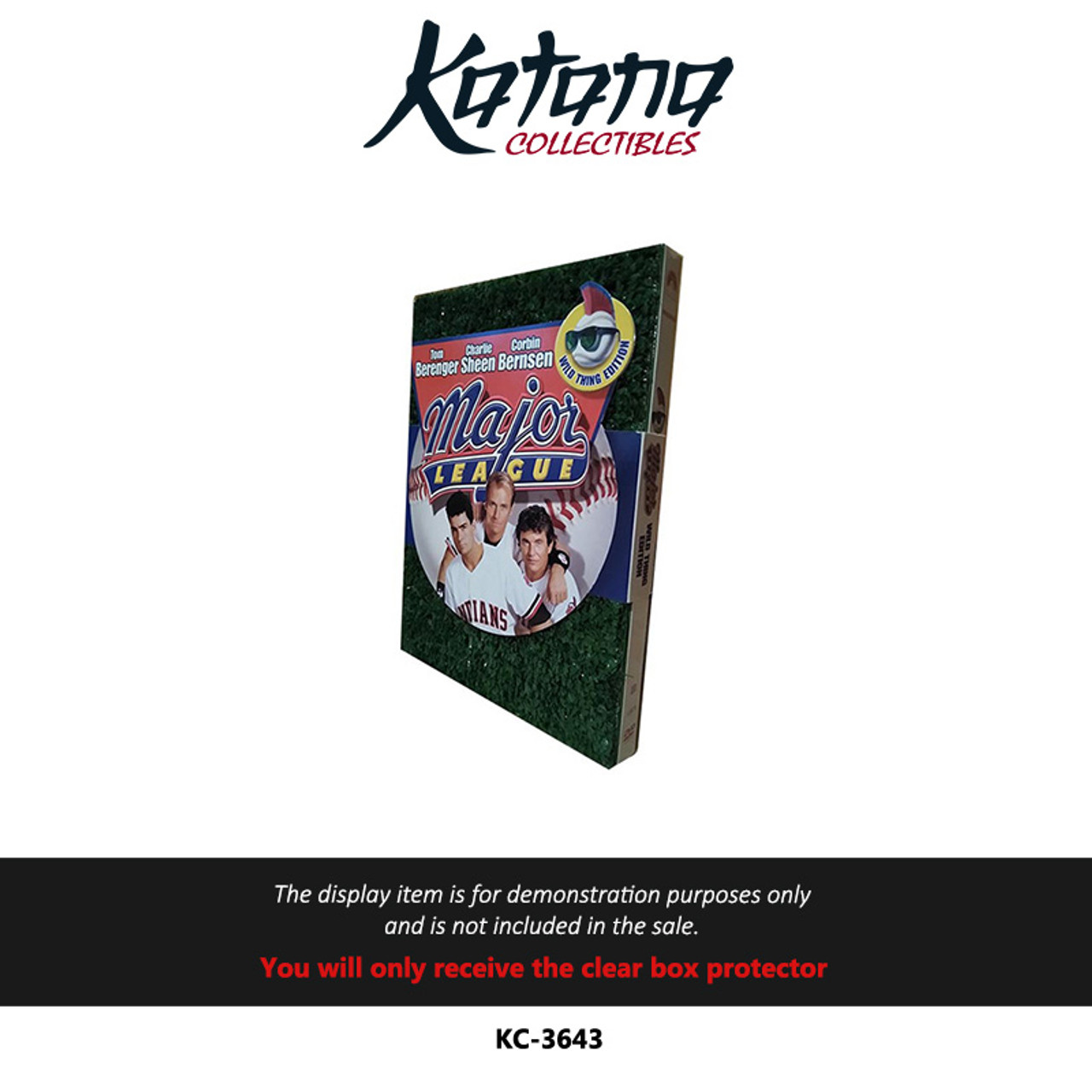 Katana Collectibles Protector For Major League: Wild Thing Edition DVD with Astroturf slipcover