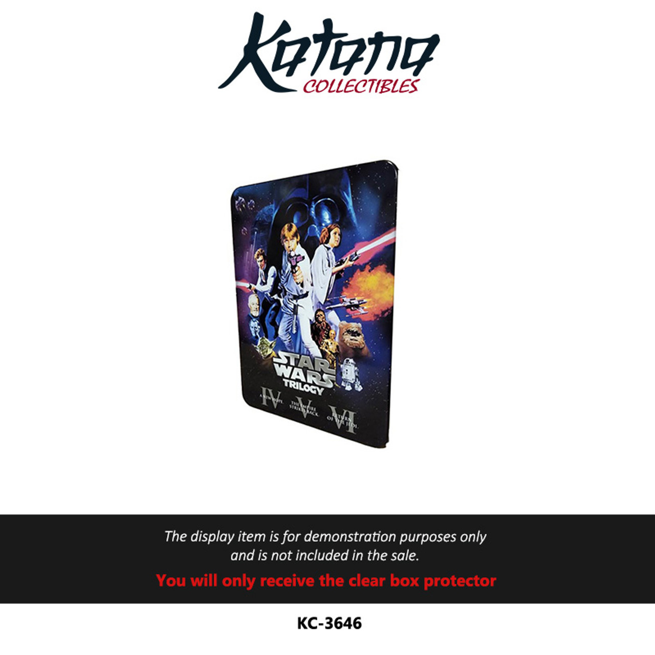 Katana Collectibles Protector For Star Wars Trilogy DVD Best Buy Exclusive Tin