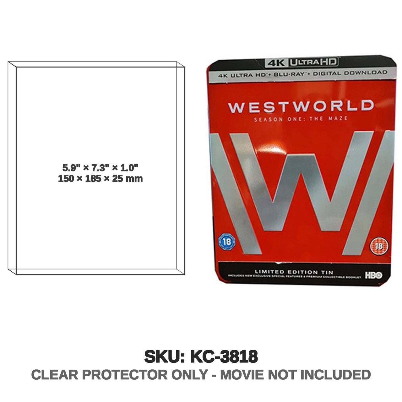 Mill Creek Entertainment Westworld Blu-ray Steelbook