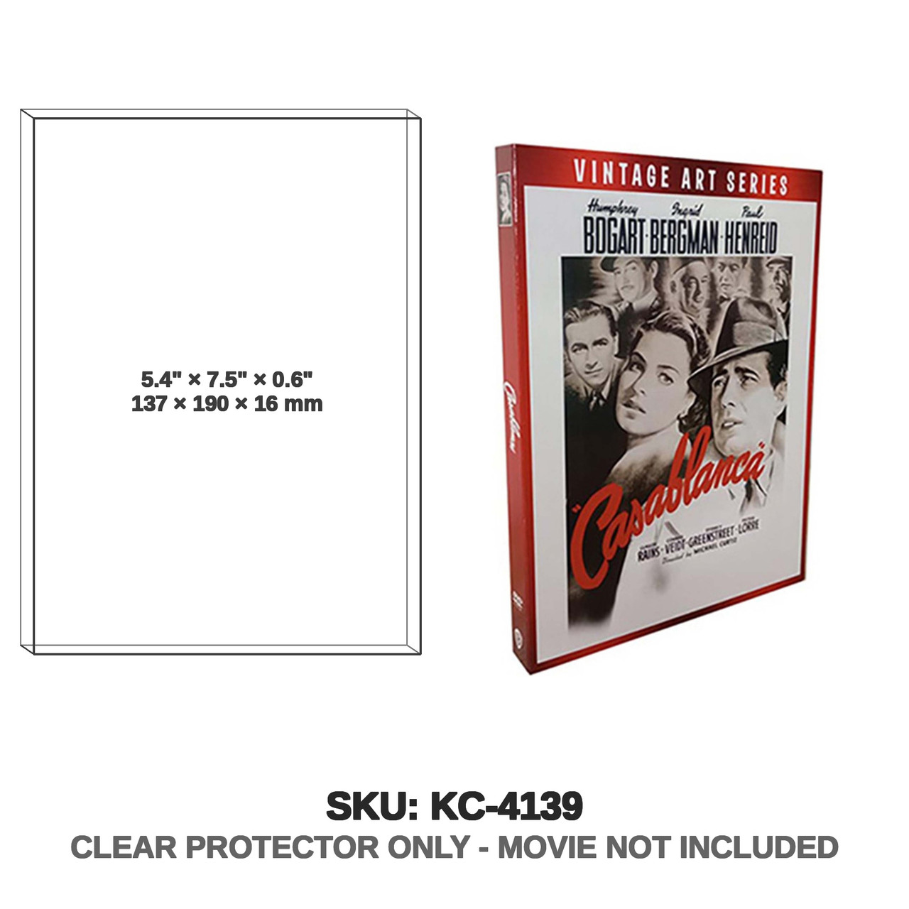 Casablanca DVD with Vintage Art Series Slipcover