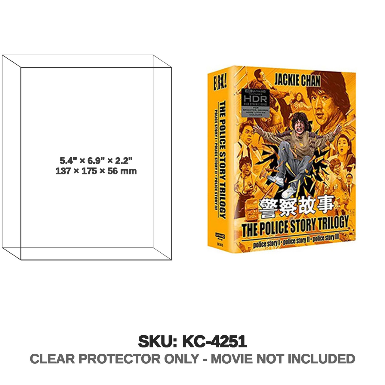 The Police Story Trilogy (Eureka UK) (4k UHD)