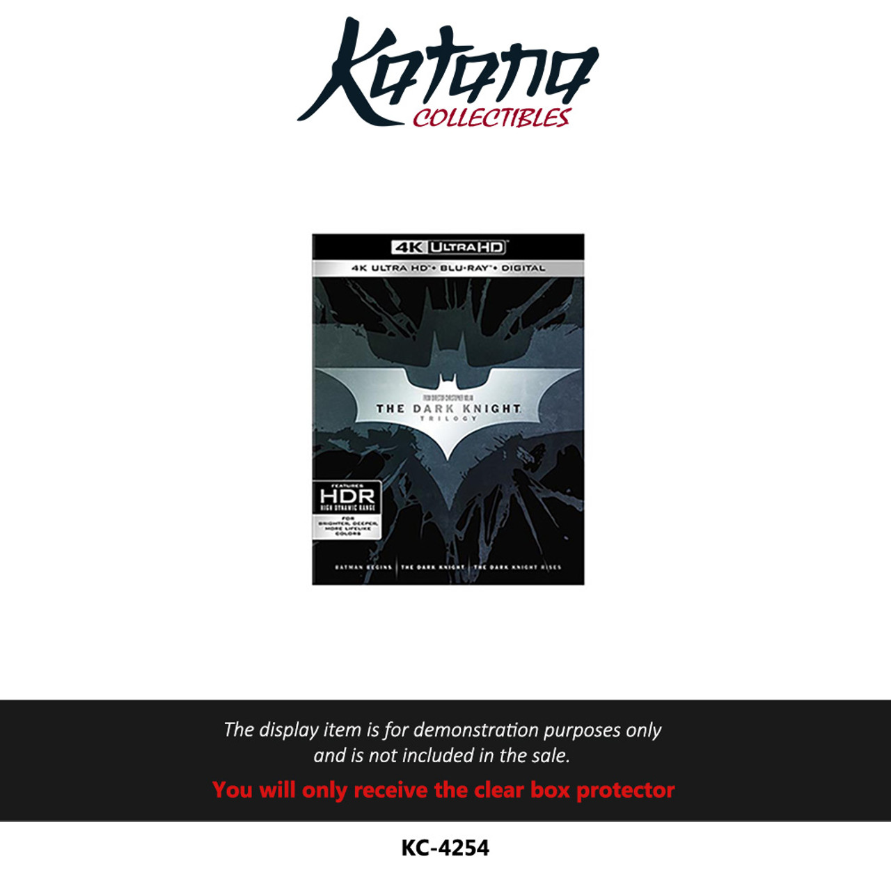 Katana Collectibles Protector For The Dark Knight Trilogy (4k UHD Blu-Ray)