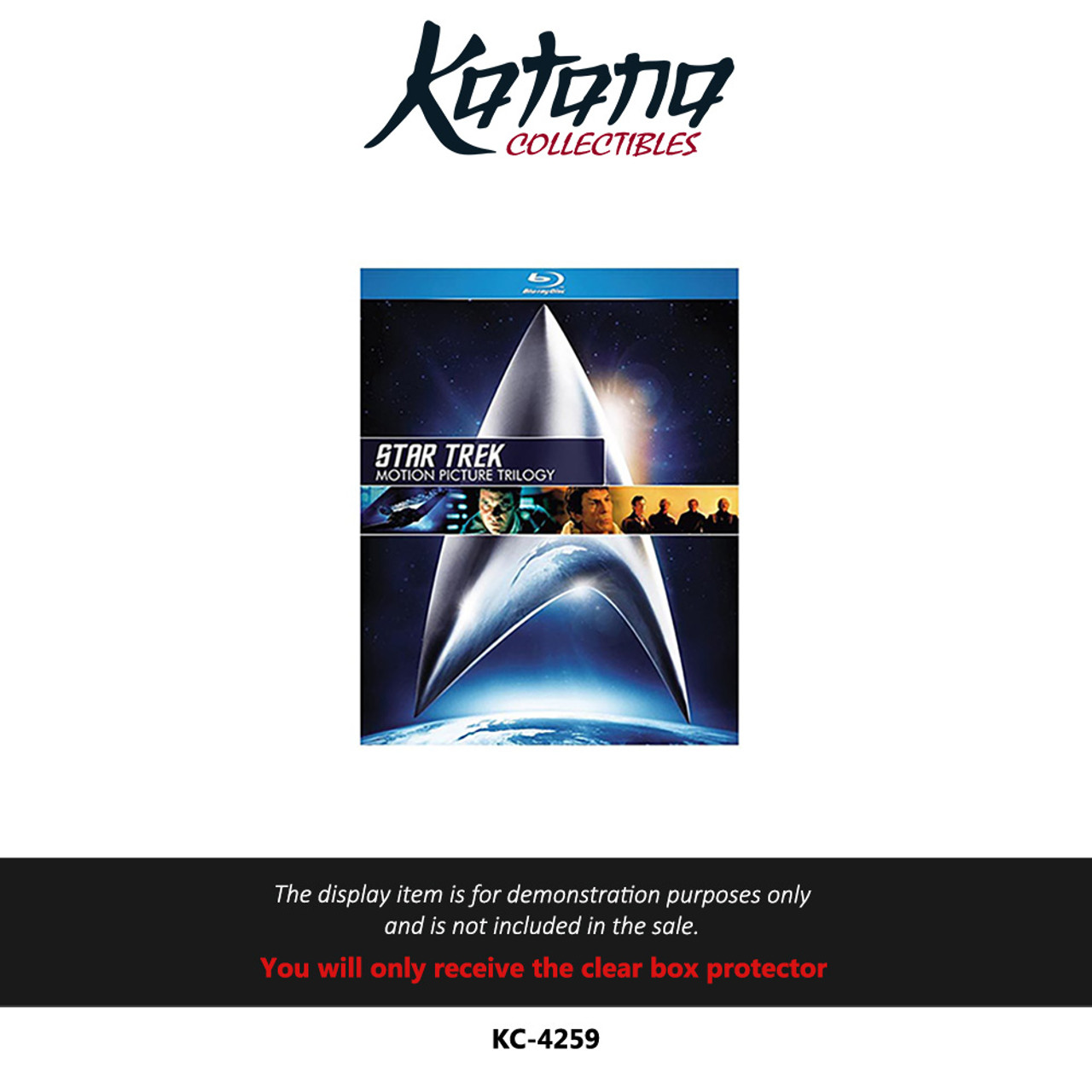 Katana Collectibles Protector For Star Trek: Motion Picture Trilogy (Blu-Ray)